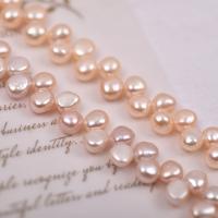 Button Cultured Freshwater Pearl Beads, natural, DIY 8mm Approx 36-38 cm 