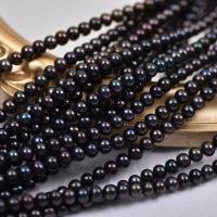 Round Cultured Freshwater Pearl Beads, natural, DIY, black, 8-9mm Approx 36-38 cm 