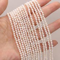 Potato Cultured Freshwater Pearl Beads, natural, DIY 3-3.5mm Approx 14-15 Inch 
