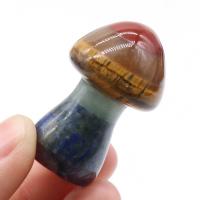 Драгоценный камень украшения, Природный камень, Гриб, полированный, разноцветный продается PC