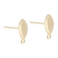 Brass Earring Drop Component, gold color plated, DIY, golden 1mm 