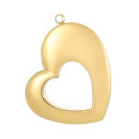 pendentifs de cœur en inox , Acier inoxydable 304, coeur, Placage, bijoux de mode & unisexe & normes différentes pour le choix, plus de couleurs à choisir, Vendu par PC