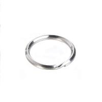 Stainless Steel Key Split Ring, 304 Stainless Steel, Round, machine polished, DIY & Unisex original color 