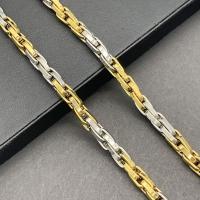 Stainless Steel Box Chain, 304 Stainless Steel, Vacuum Ion Plating, fashion jewelry & DIY & Unisex 