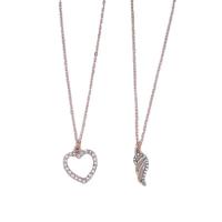 Crystal Zinc Alloy Necklace, with Crystal, with 5cm extender chain, plated, fashion jewelry & for woman cm 