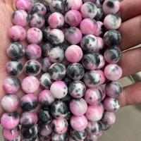 Persian Jade Beads, Round, polished two different colored Approx 14.96 Inch 