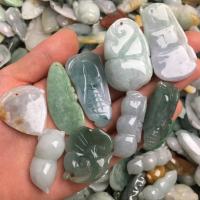 Jade Pendants, Jade Burma, polished, random style & mixed, Random Color, 46.5*27*12mm,36*15.5*9mm 