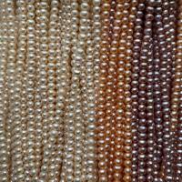 淡水養殖の真円真珠, 天然有核フレッシュウォーターパール, ラウンド形, DIY, 無色, 4.5-5mm, 長さ:約 14.57 インチ, 売り手 ストランド