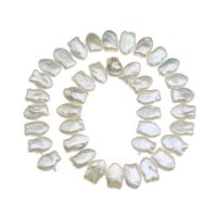 Keshi Cultured Freshwater Pearl Beads, DIY, white, 10-11mm cm 