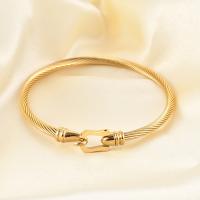 Stainless Steel Bangle, 316L Stainless Steel, Vacuum Ion Plating, fashion jewelry & for woman Inner Approx 