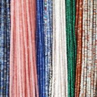 Perles de pierre gemme mixte, abaque, DIY, plus de couleurs à choisir Environ 38 cm, Vendu par brin