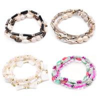 Crystal Bracelets, Hematite, with Shell & Crystal, multilayer & anti-fatigue & for woman cm 