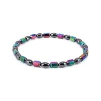 Hematite Anklet, Unisex & radiation protection, mixed colors Approx 21 cm 