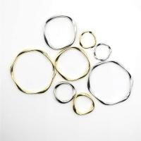 Zinc Alloy Linking Ring, irregular, plated, DIY 