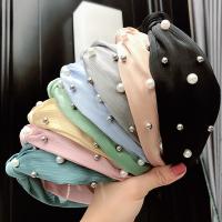 Hair Bands, Polyester, with Plastic & Plastic Pearl, handmade, Korean style & for woman 160*130*60mmuff0c40cm 