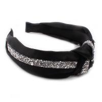 Hair Bands, Polyester, with Plastic, cross & Korean style & for woman & with rhinestone 160*130*50mmuff0c40cm 