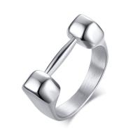 304 Stainless Steel Finger Ring, fashion jewelry & for man, original color, 22mm 