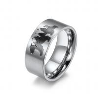 Stainless Steel Finger Ring, 304 Stainless Steel, Vacuum Ion Plating, Unisex 9mm, US Ring 