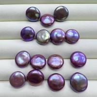 Natural Freshwater Pearl Loose Beads, Baroque, DIY, purple, 14-15mm 