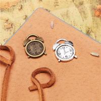 Zinc Alloy Jewelry Pendants, Clock, plated 