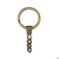 Zinc Alloy Key Clasp Finding, plated 32mm 