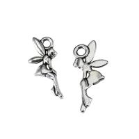 Zinc Alloy Jewelry Pendants, Angel, plated, silver color 