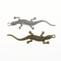 Zinc Alloy Animal Pendants, Lizard, plated 