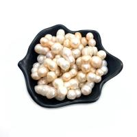 Natural Freshwater Pearl Loose Beads, irregular, polished, DIY & no hole, white, 10-25mm 