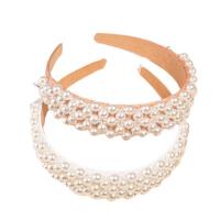 Hair Bands, Plastic Pearl, with Plastic, handmade, Korean style & for woman 