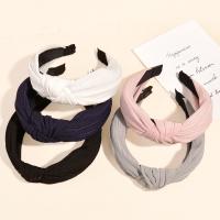 Hair Bands, Polyester, with Plastic, Korean style & for woman 