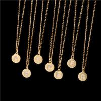 Rhinestone Brass Necklace, Unisex & with rhinestone, golden, 1.6mm,11*11mm Approx 15.75-17.72 Inch 