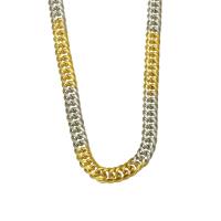 Halskette, 304 Edelstahl, Vakuum-Ionen-Beschichtung, Modeschmuck & für Frau, 3mm, Länge:ca. 19.5 ZollInch, verkauft von PC