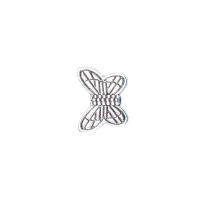 Zinc Alloy Animal Beads, Butterfly, plated, DIY 