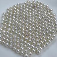 Natural Freshwater Pearl Loose Beads, Round, DIY, white, 3.5-4mm 