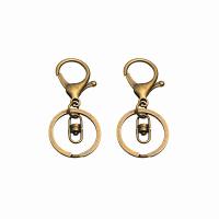 Zinc Alloy Key Clasp Finding, plated, DIY 67mm 