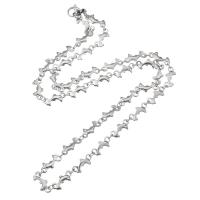 Stainless Steel Chain Necklace, 304 Stainless Steel, fashion jewelry & for woman, original color Approx 19 Inch 