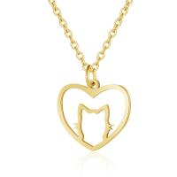 Titanium Steel Necklace, Heart, for woman cm 