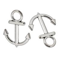 Zinc Alloy Ship Wheel & Anchor Pendant, plated, Unisex Approx 6mm 