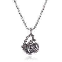 Stainless Steel Jewelry Necklace, 304 Stainless Steel, plated, fashion jewelry & for man, silver-grey cm 