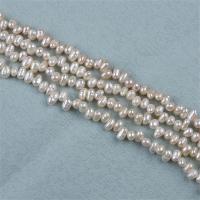 Potato Cultured Freshwater Pearl Beads, DIY, white, 5-6mm Approx 14-15 Inch 