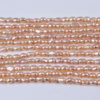 Potato Cultured Freshwater Pearl Beads, Baroque, DIY, pink, 6-7mm Approx 14-15 Inch 