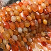 Agate Beads, polished, DIY & faceted, red, 10-12mm Approx 38 cm 