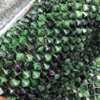 Perles en rouge vert, Rubis en Zoïsite, poli, DIY & facettes, couleurs mélangées Environ 38 cm, Vendu par brin