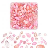 Set de perles Bracelet bricolage, Acrylique, avec Boîte en plastique, DIY & mélangé, plus de couleurs à choisir Vendu par boîte