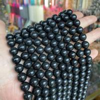 Shungite Beads, polished Approx 14.96 Inch 
