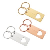 Edelstahl Schlüssel Verschluss, 304 Edelstahl, Vakuum-Ionen-Beschichtung, 2 Stück & Modeschmuck & unisex, keine, 12*50mm,25mm, verkauft von setzen