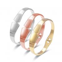 Acier titane bracelet ordinaire, Rond, Placage, bijoux de mode & pour femme, plus de couleurs à choisir, Diamètre inté Environ Vendu par PC