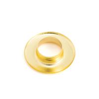 Brass Grommet, Donut, gold color plated, DIY golden 