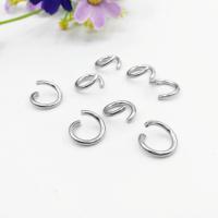 Stainless Steel Open Jump Ring, 316L Stainless Steel, Round, silver color plated, DIY silver color 
