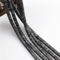 Labradorit Perlen, poliert, DIY, schwarz, 3x6mm, Länge:ca. 15.75 ZollInch, verkauft von Strang